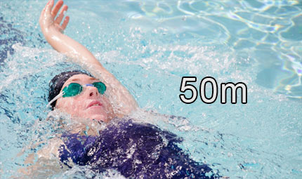 Nuoto - 50 m dorso